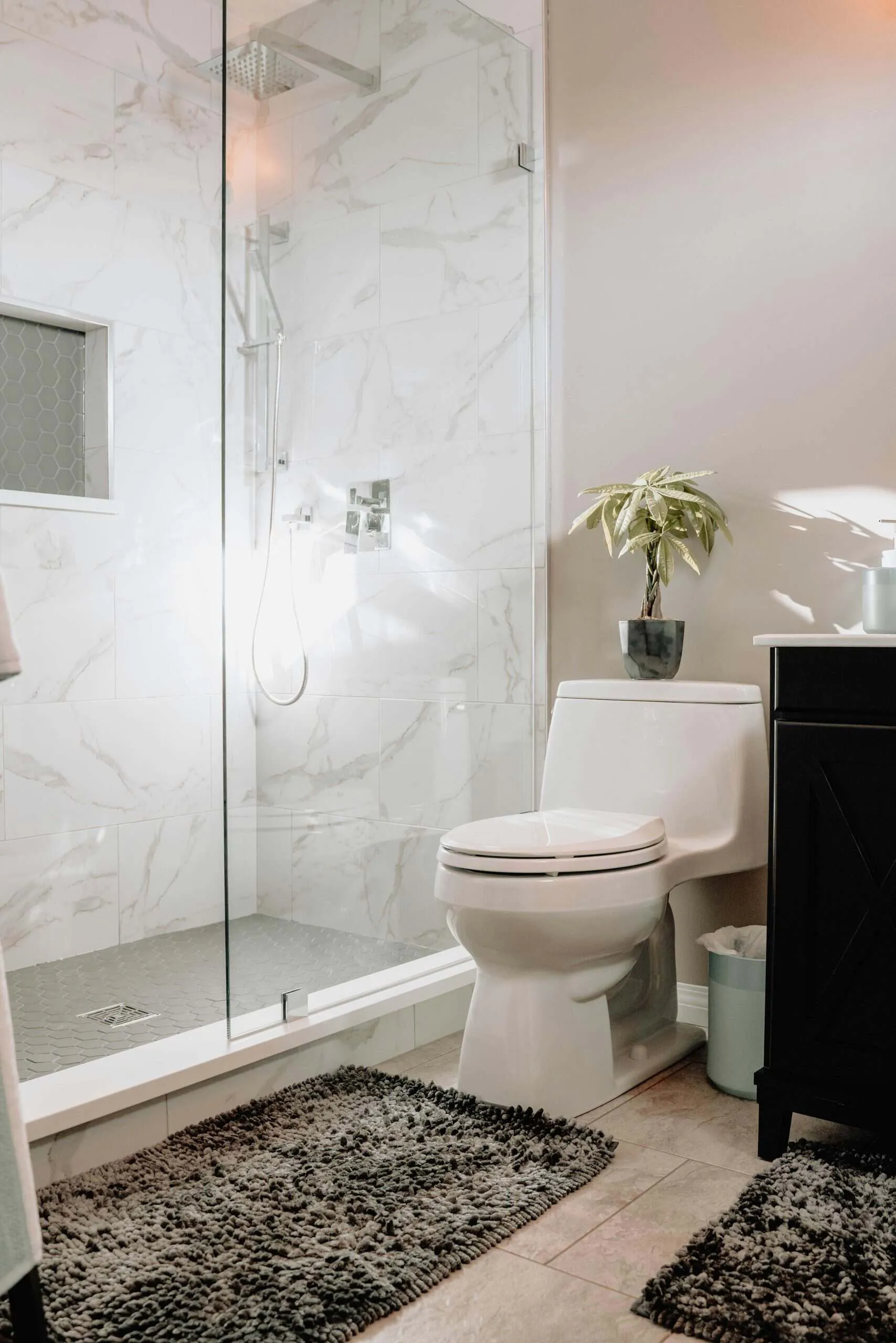 Small modern bathroom renovation