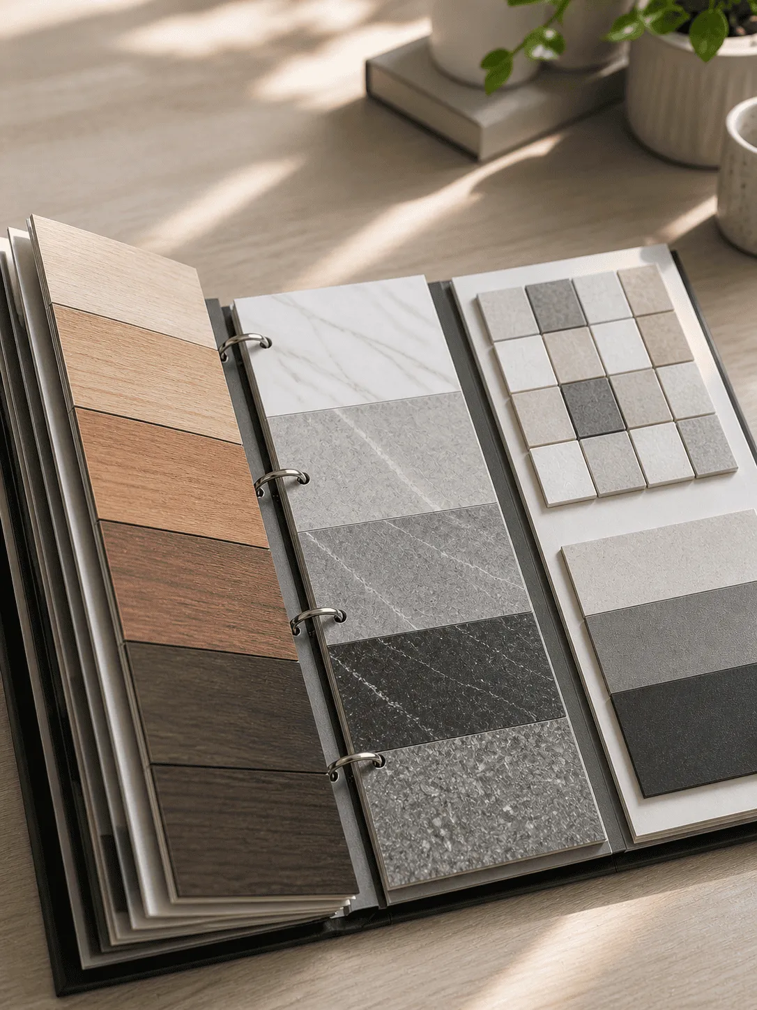 Tile and flooring options for home renovation and remodeling.